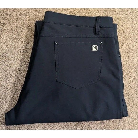 FootJoy Pants Mens Footboy Athletic Fit 5pocket Golf Pants Navy